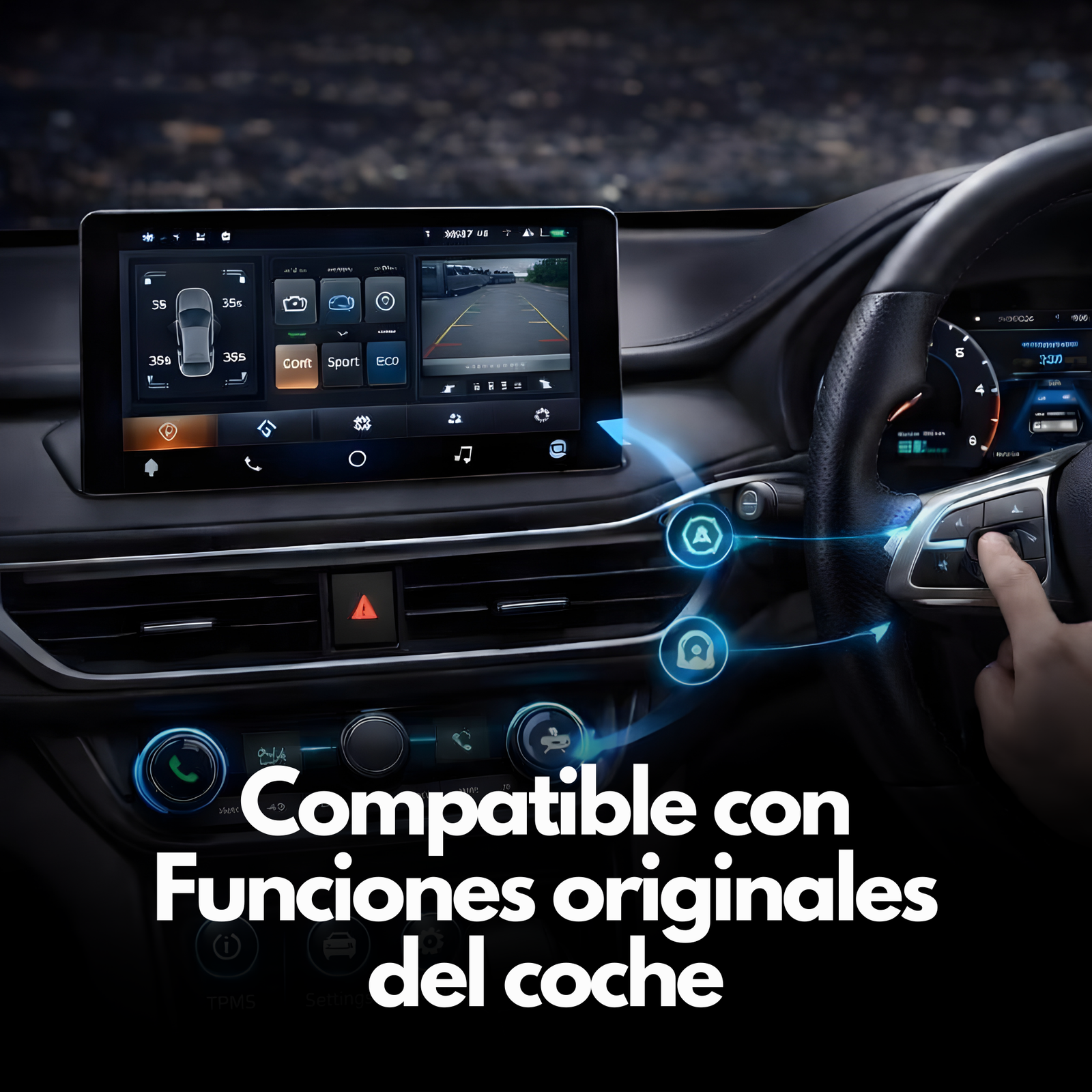 BMW Serie 3 5 6 E90 E91 E92 E93 E60 E61 E62 E63 E64 Android 14 Autoradio CarPlay y Android Auto CCC CIC