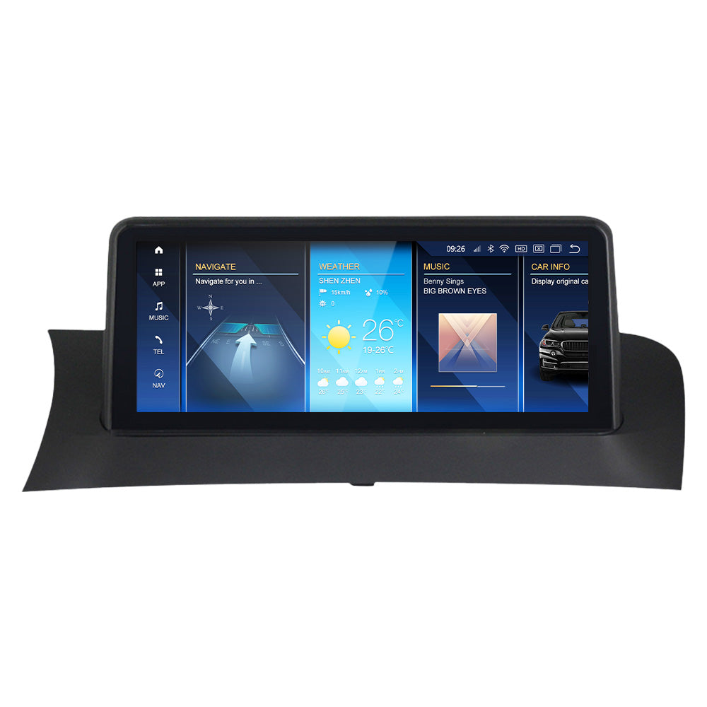 BMW X3 X4 2010-2018 F25 F26 Android 13 CarPlay & Android Auto Autoradio CIC NBT EVO - TechVoyage