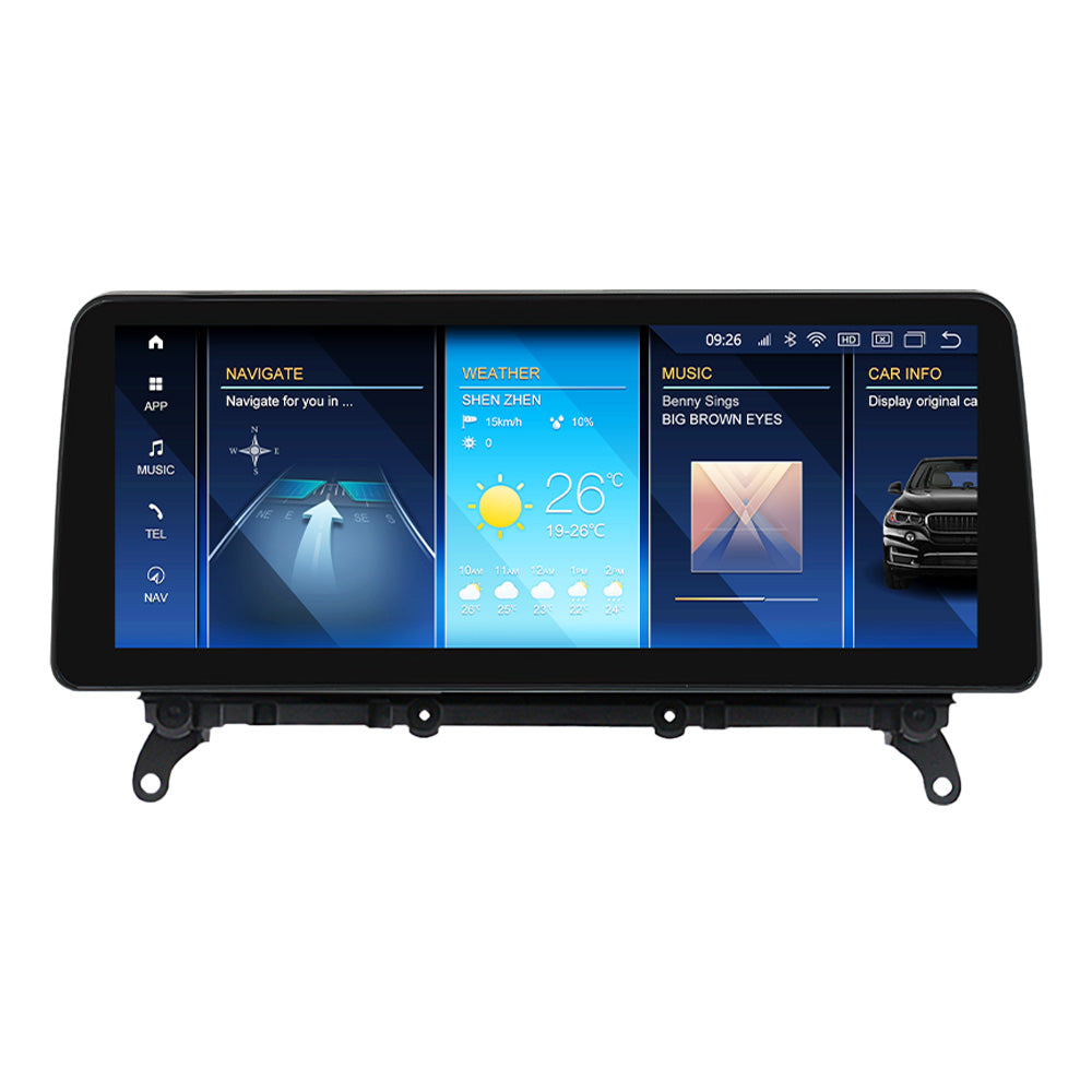 BMW X3 X4 2010-2018 F25 F26 Android 13 CarPlay & Android Auto Autoradio CIC NBT EVO - TechVoyage