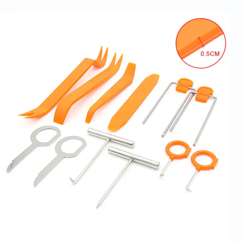 Kit d'outils de démontage de garnitures, ensemble de leviers pour tableau de bord, 12 pièces - TechVoyage