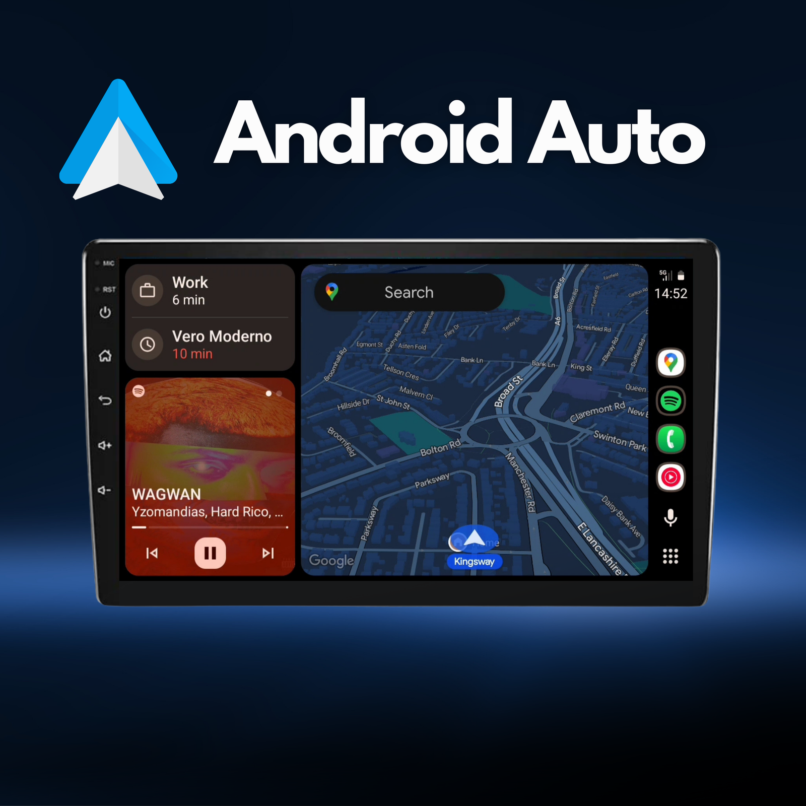 Apple CarPlay Inalámbrico para Alfa Romeo | Android Auto | Módulo de Integración OEM | Retrofit