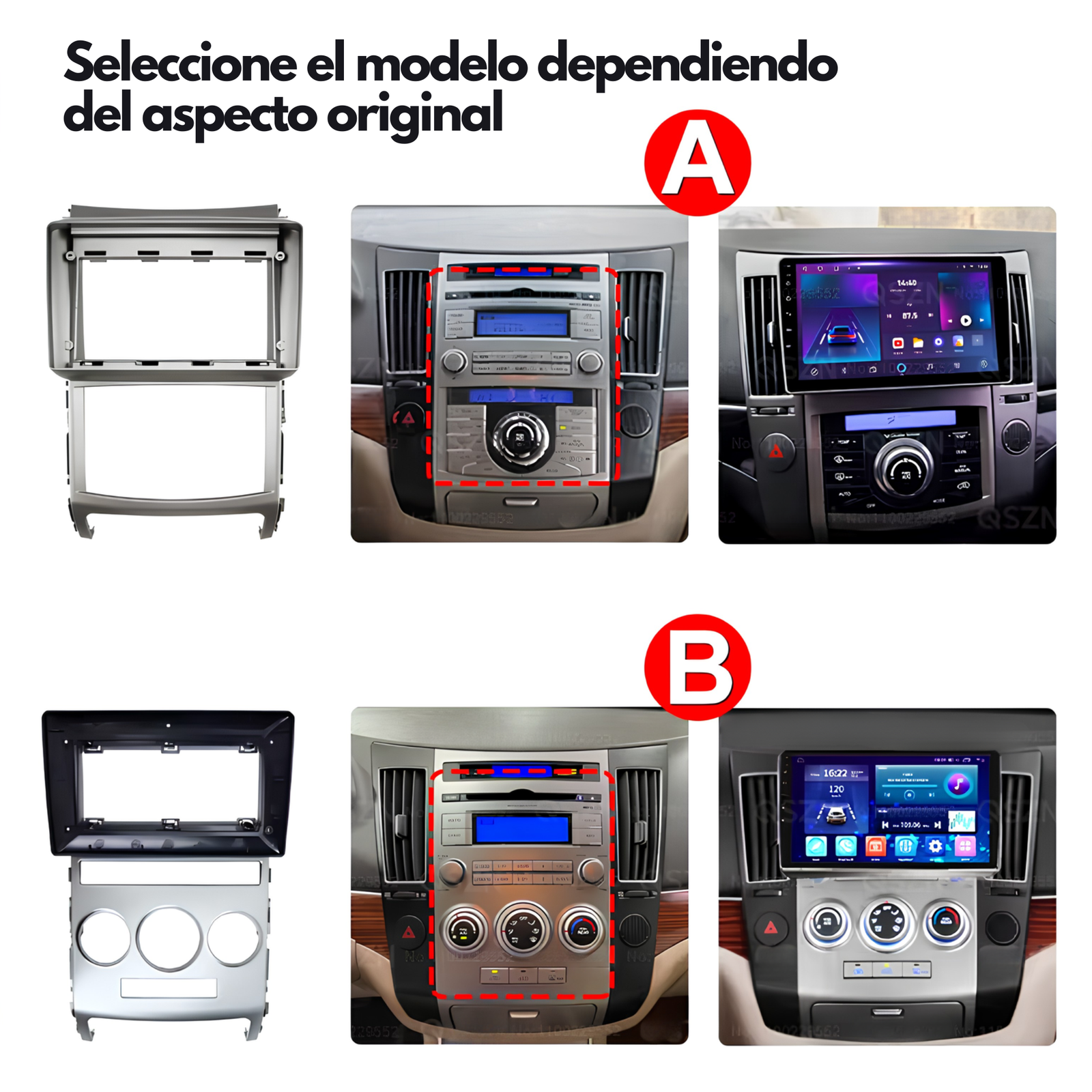 Hyundai ix55 | 2007-2013 | Radio Pantalla Android | Apple CarPlay y Android Auto