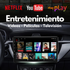 BMW Serie 3 5 6 E90 E91 E92 E93 E60 E61 E62 E63 E64 Android 14 Autoradio CarPlay y Android Auto CCC CIC