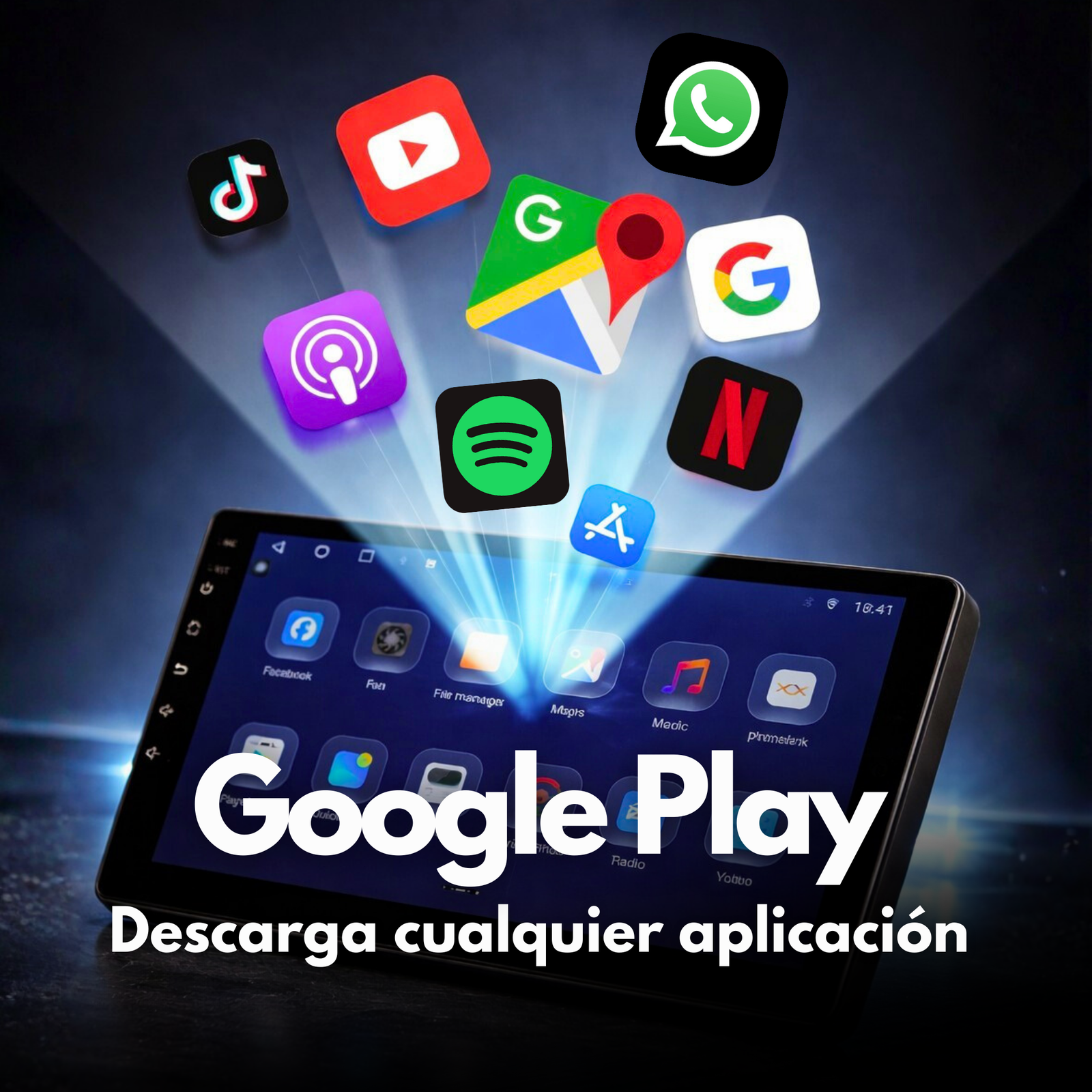 BMW Serie 3 5 6 E90 E91 E92 E93 E60 E61 E62 E63 E64 Android 14 Autoradio CarPlay y Android Auto CCC CIC