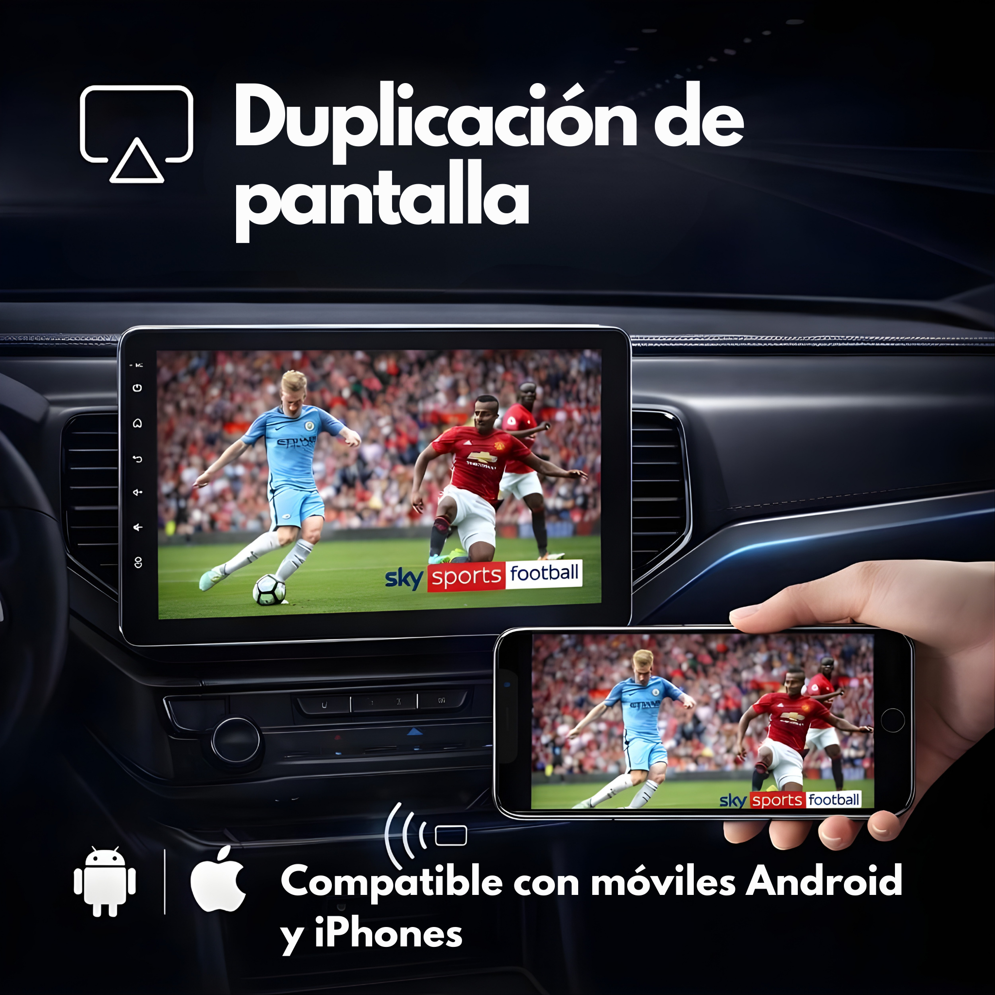 Apple CarPlay Inalámbrico para Mercedes-Benz | Android Auto | Módulo de Integración OEM | Retrofit