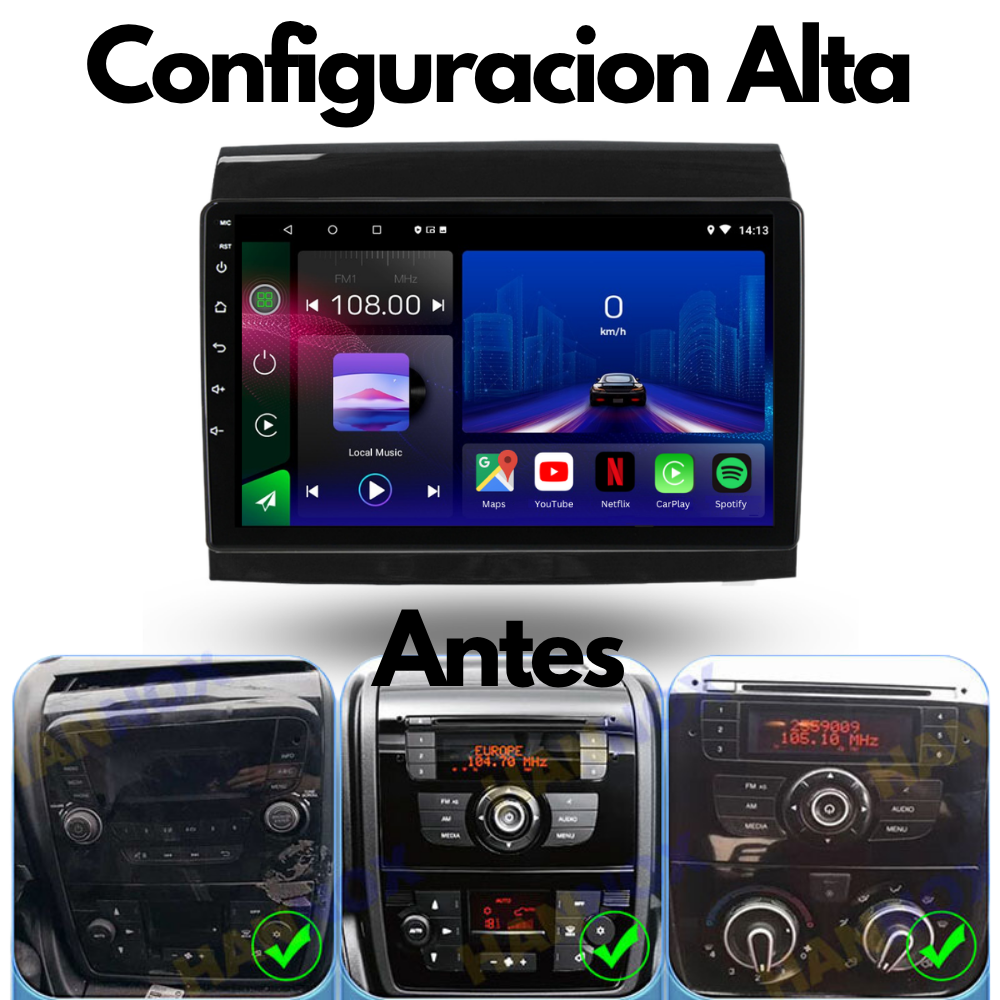 Fiat Ducato | Peugeot Boxer | Citroen Relay Jumper | 2006-2022 | Radio Pantalla Android | Apple CarPlay y Android Auto