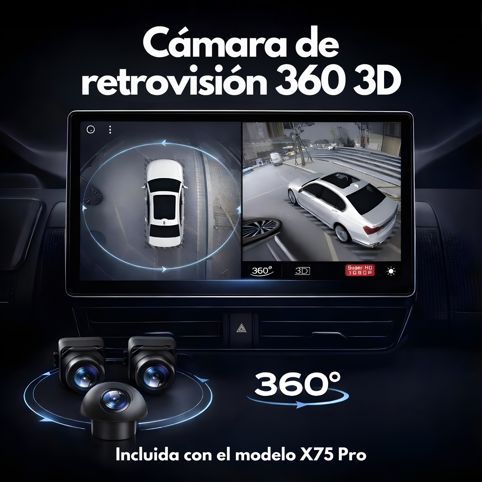 BMW Serie 3 5 6 E90 E91 E92 E93 E60 E61 E62 E63 E64 Android 14 Autoradio CarPlay y Android Auto CCC CIC