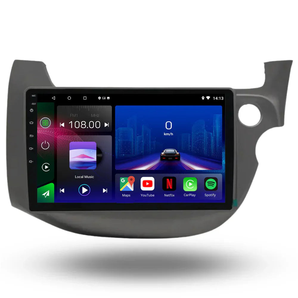 Honda Jazz | 2007-2013 | Android 13 Autoradio | Apple CarPlay | Android Auto - TechVoyage