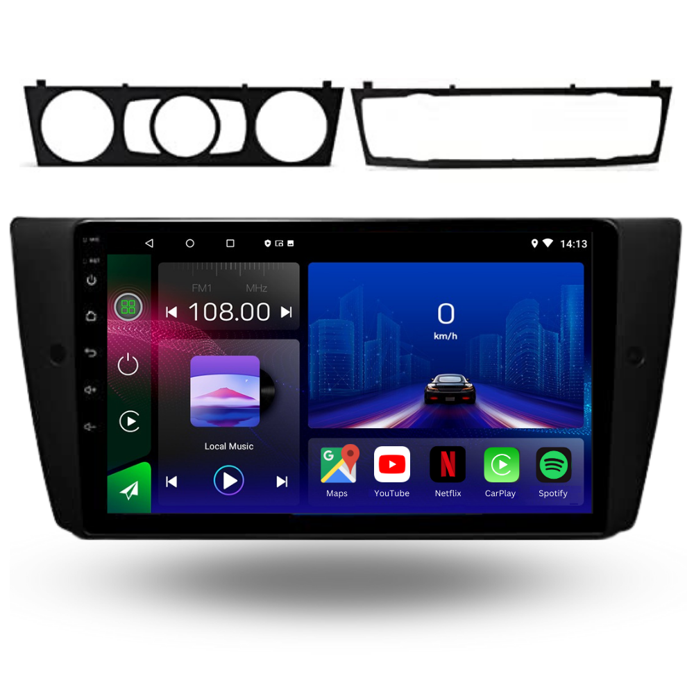 BMW 3 Series | E90 E91 E92 M3 | Android 13 Autoradio | Apple CarPlay | Android Auto - TechVoyage