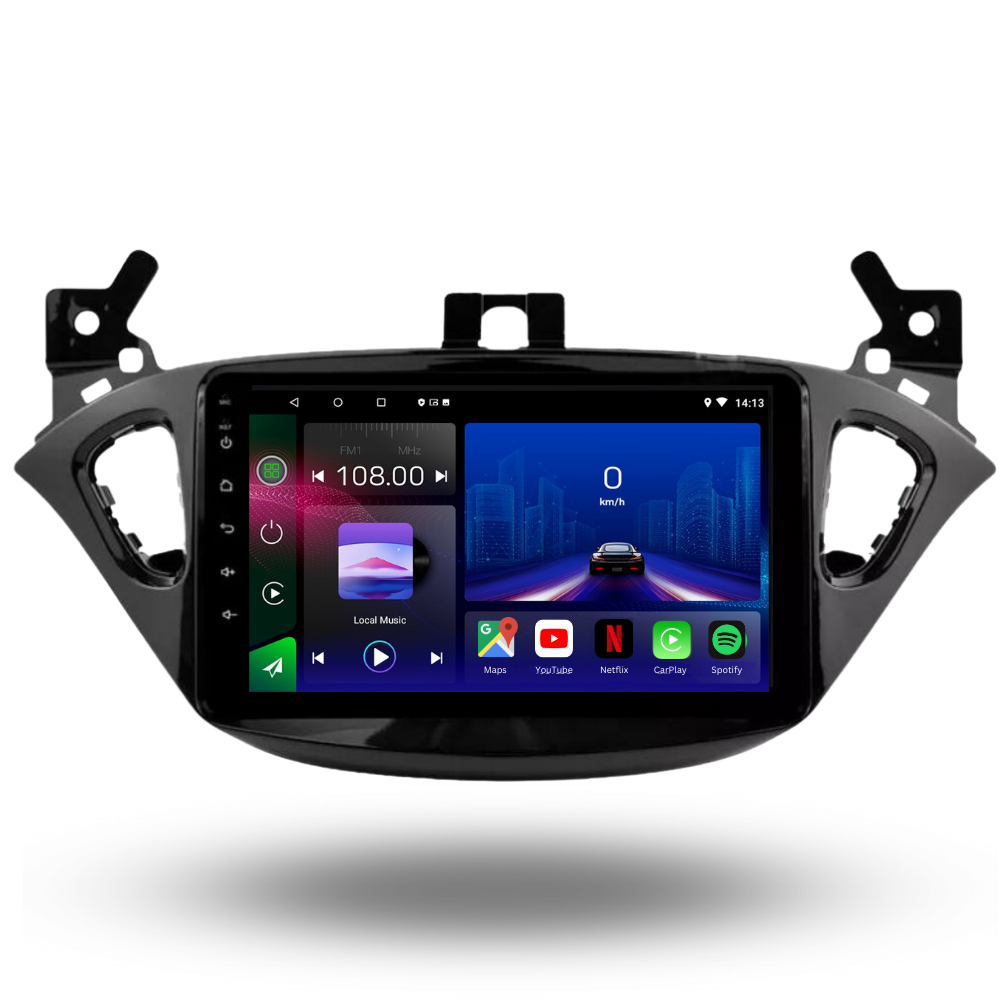 Opel Corsa E Adam | 2013-2019 | Android 13 Autoradio | Apple CarPlay | Android Auto - TechVoyage