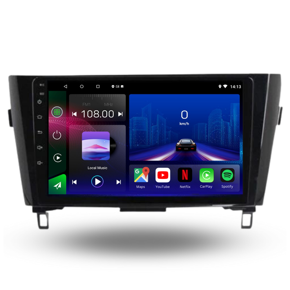 Nissan Qashqai | X-Trail | 2013-2020 | Android 13 Autoradio | Apple CarPlay | Android Auto - TechVoyage