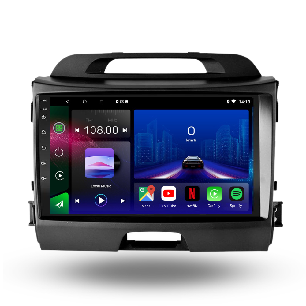 Kia Sportage | 2010-2016 | Android 13 Autoradio | Apple CarPlay | Android Auto - TechVoyage