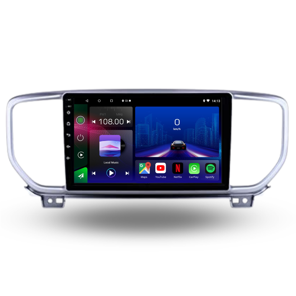 Kia Sportage | 2015-2020 | Android 13 Autoradio | Apple CarPlay | Android Auto - TechVoyage