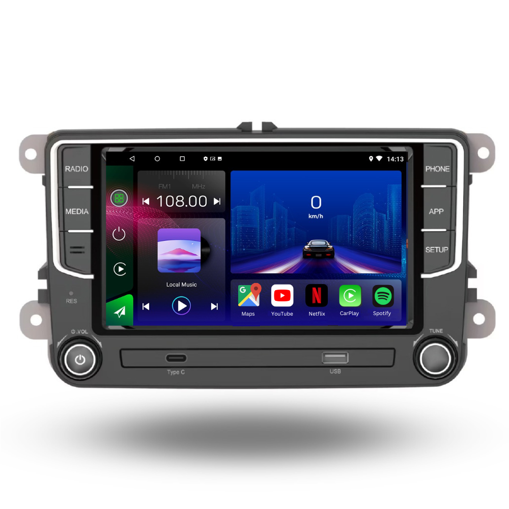 Volkswagen | Seat | Skoda | Écran 7 Pouces | Android 13 Autoradio | Apple CarPlay | Android Auto - TechVoyage