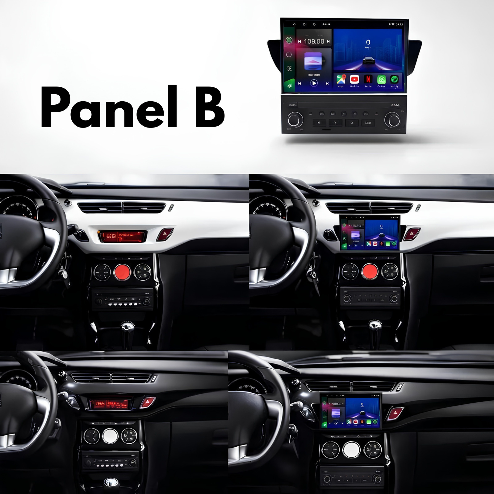 Citroen C3 DS3 C5 2009-2017 | Android 15 Autoradio | Apple CarPlay | Android Auto