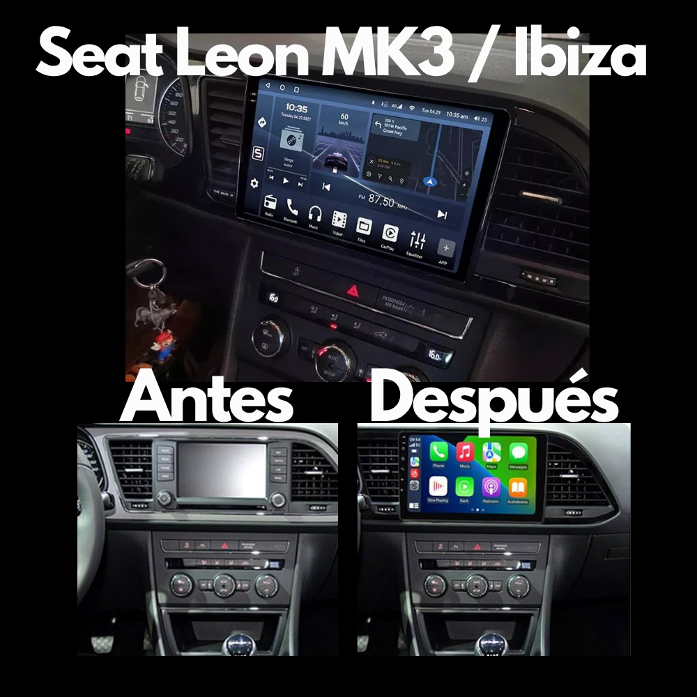 Seat Leon MK3 2013-2020 | Seat Ibiza 2014-2017 | Android 15 Autoradio | Apple CarPlay | Android Auto