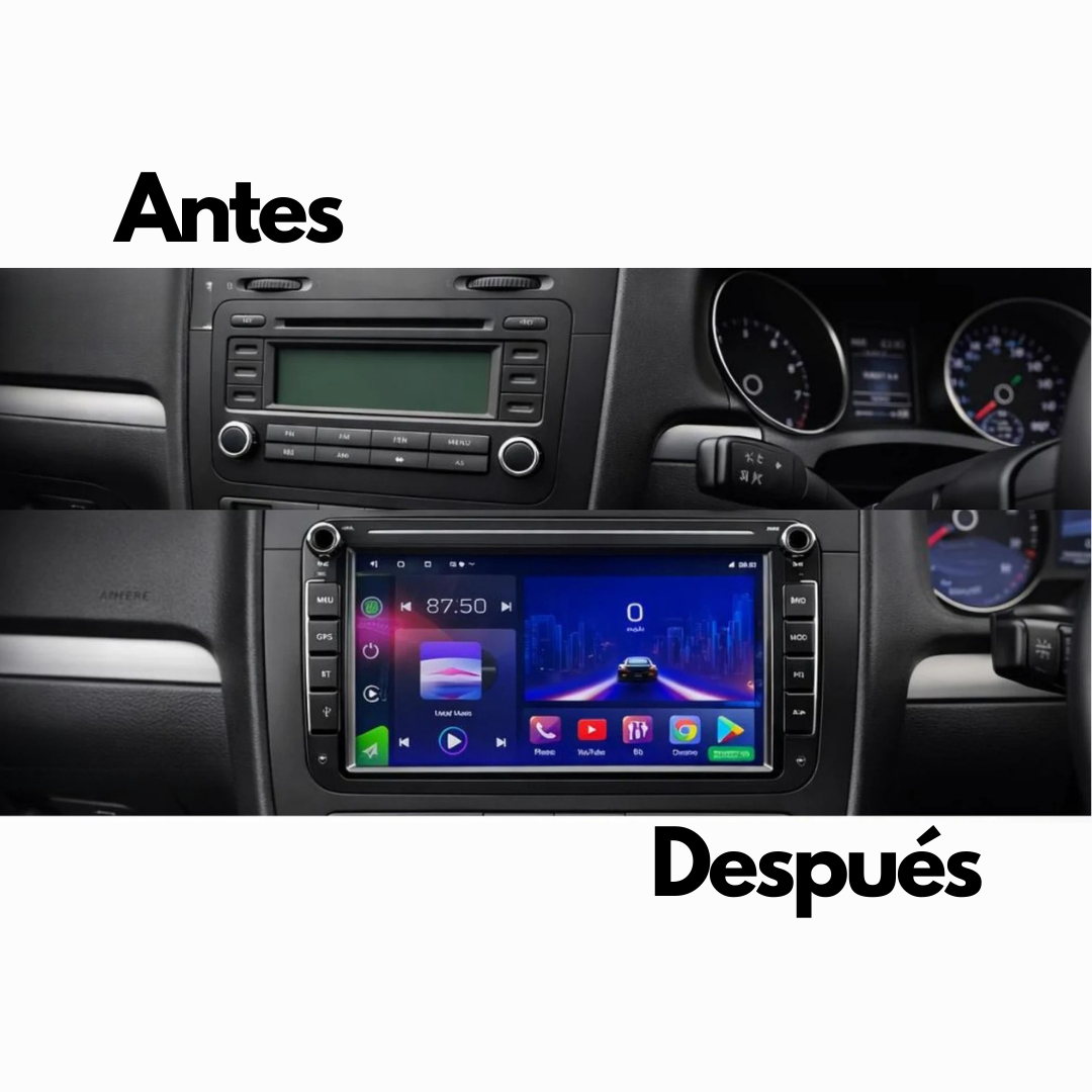 Volkswagen VW | Seat | Škoda | 8" Universal | Android 14 Autoradio | Apple CarPlay | Android Auto