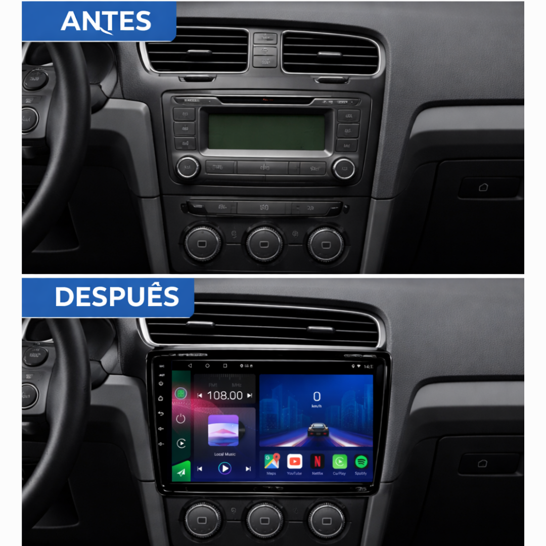 Volkswagen | Golf MK7 | 2013-2019 | Android 14 Autoradio | Apple CarPlay Android Auto