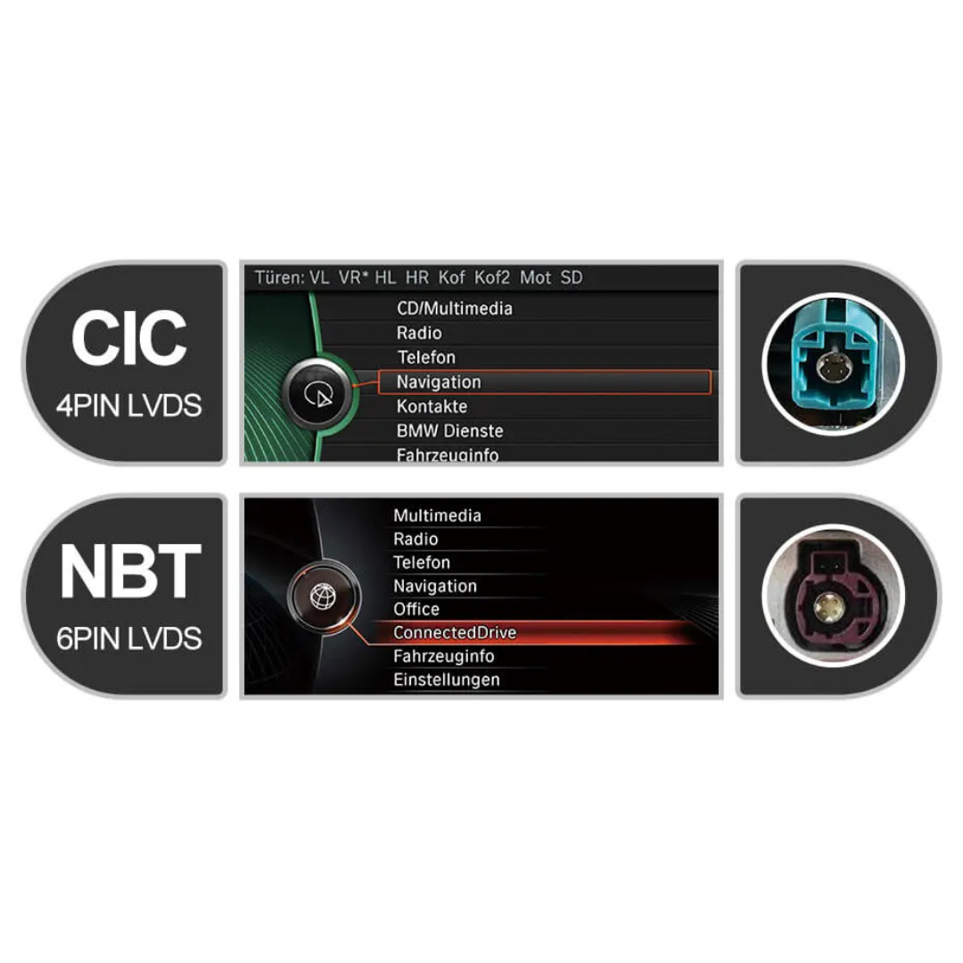 BMW 7 Series 2008-2015 F01 F02 F03 F04 Android 13 CarPlay & Android Auto Autoradio CIC NBT - TechVoyage