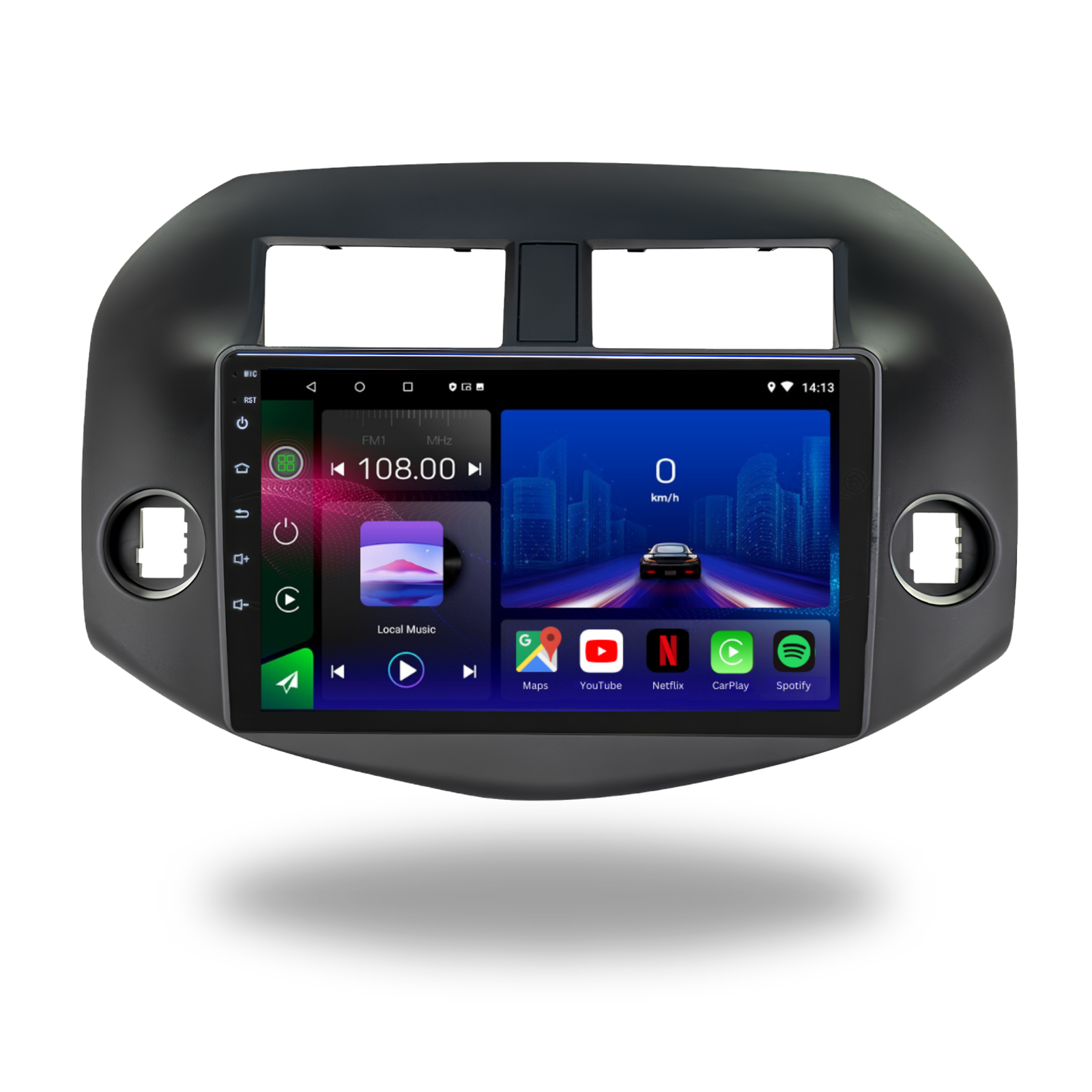 Toyota RAV4 | 2005-2011 | Radio Pantalla Android | Apple CarPlay y Android Auto