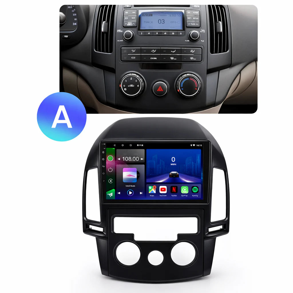Hyundai i30 | 2008-2012 | Radio Pantalla Android | Apple CarPlay y Android Auto