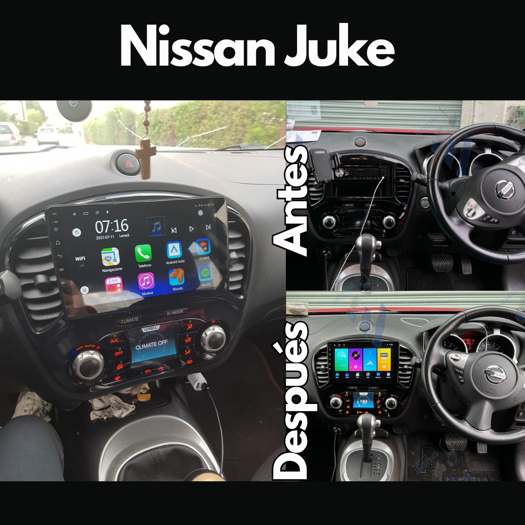 Nissan Juke | 2010-2019 | Radio Pantalla Android | Apple CarPlay y Android Auto